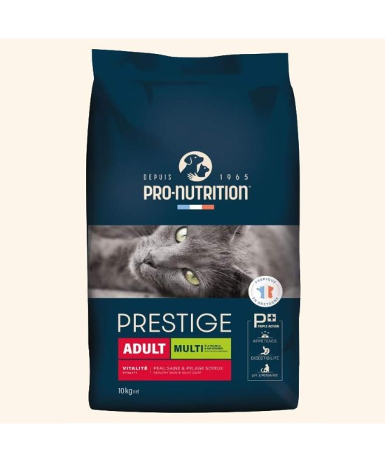 SPANC - Don de croquettes Chat PRESTIGE CHAT MULTI -  10Kg - Pro Nutrition