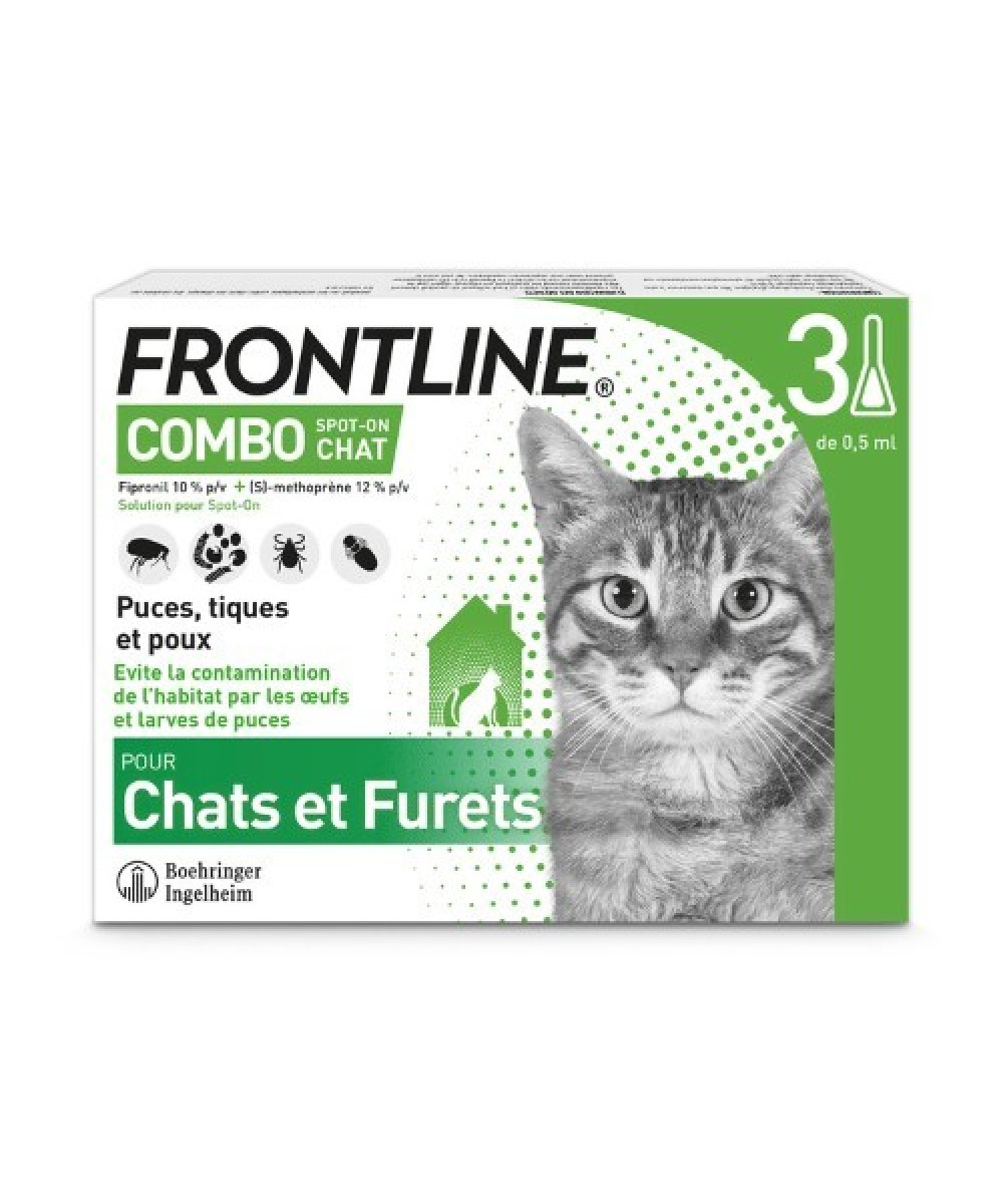 Meta-FRONTLINE COMBO CHAT 3 PIPETTES