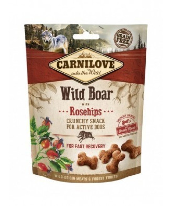 Meta-SNACK CARNILOVE CRUNCHY SNACK WILD BOAR & ROSEHIPS 200 G