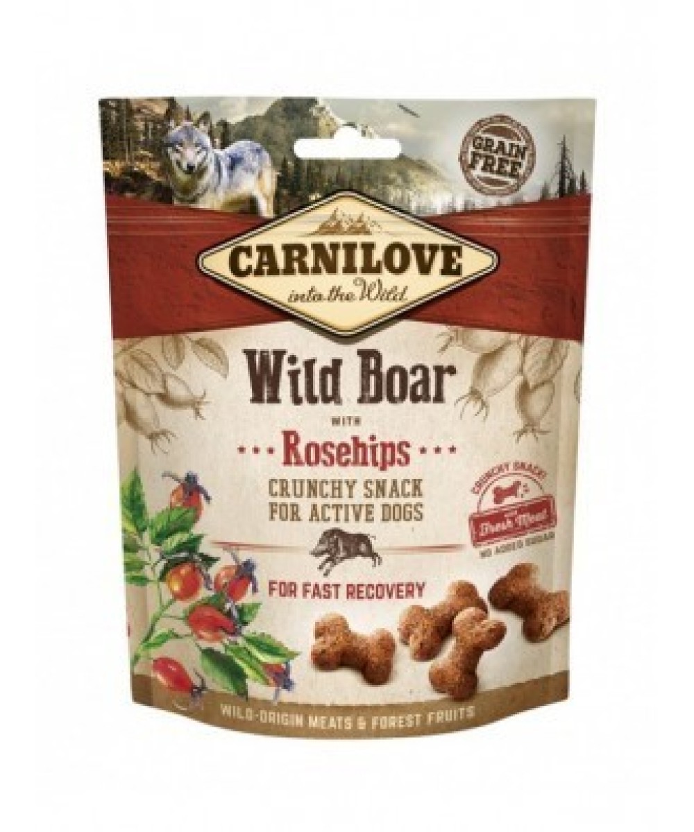 Meta-SNACK CARNILOVE CRUNCHY SNACK WILD BOAR & ROSEHIPS 200 G
