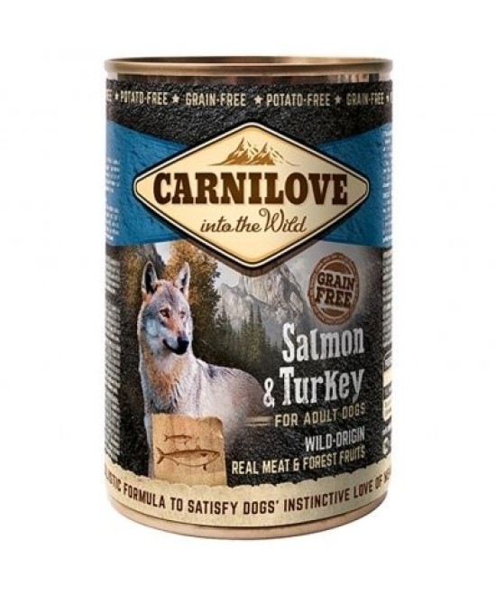 Meta-CARNILOVE BOITE SALMON TURKEY  400 G