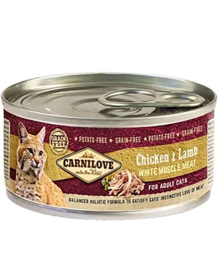 Meta-CARNILOVE BOITE CHICKEN LAMB 100 G
