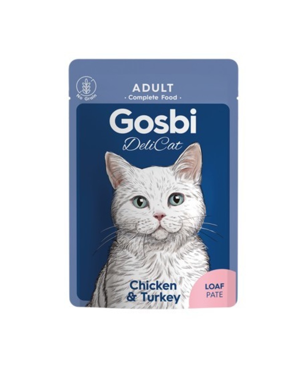 Meta-DELICAT ADULT CHICKEN & TURKEY LOAF 70G