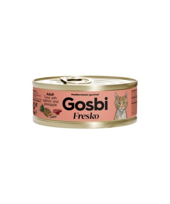 Meta-FRESKO TUNA WITH SALMON AND PINEAPPLE 70G