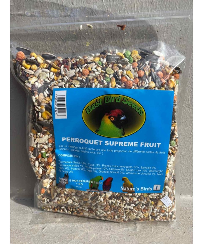 Meta-PERROQUET SUPREME FRUIT 1 KG
